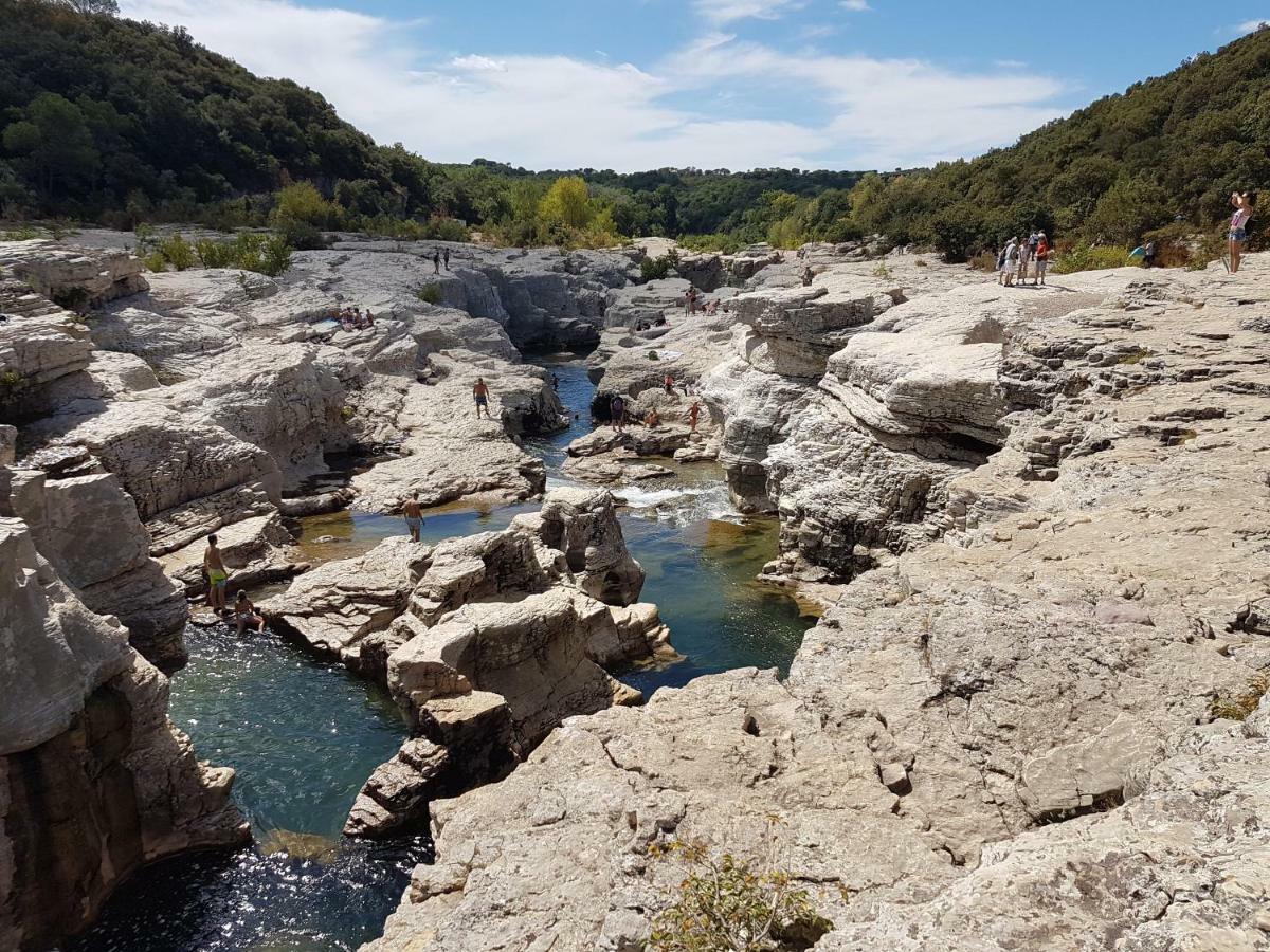 La Casita Villa Avec Piscine Pres D'Uzes Saint-Laurent-la-Vernède Buitenkant foto